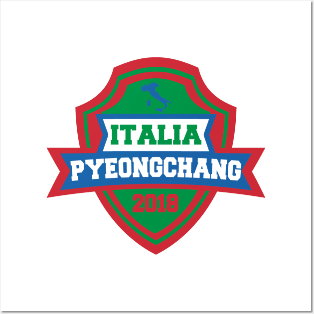 Team Italy Pyeongchang 2018 Wall Art by OffesniveLine